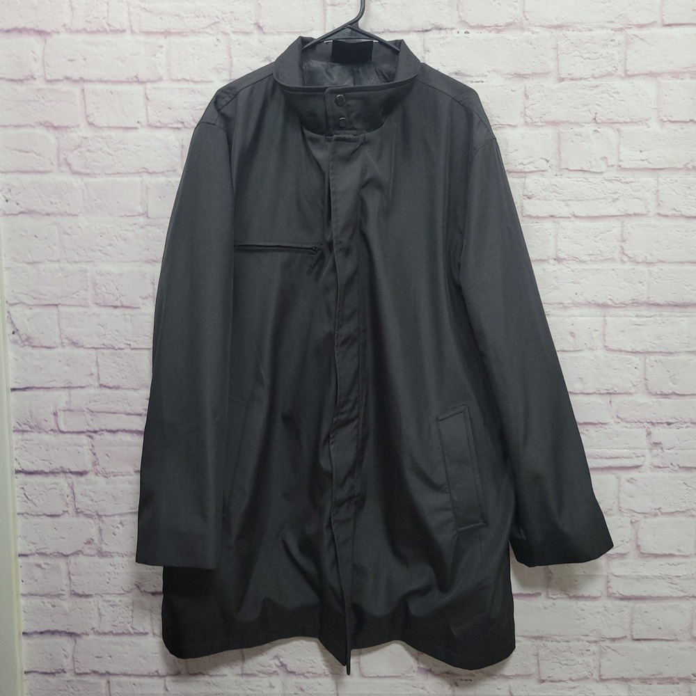 Murphy & Hartelius Pilot Aviator Coat Jacket Black Size L Oeko-Tex Missing Liner